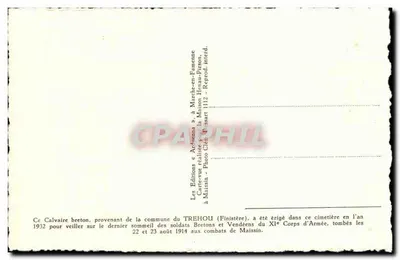 Maissin (Vallée de la Lesse) — O Calvário Bretão — Edições Archianna — Verso