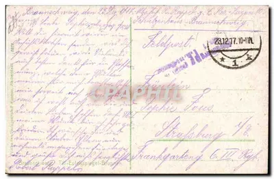 Fontaine aux singes — Braunau am Inn — editor não identificado, número de série não visível — Verso