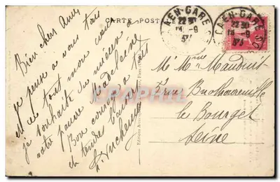 Normandia — Les Roches d'Oêtré, Crête du Rocher przewyższająca o 118 m — Éditions Artiscales, Flers, nr 501 — Rewers