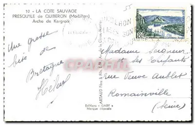 Arcus Kergroix — półwysp Quiberon (Morbihan) — Wydawnictwo GABY, seria 10 — Rewers