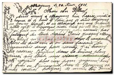 Mainz, Katedra z zachodu — widok panoramiczny — H. Martin, nr 107 — Rewers