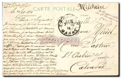 Katedra w Reims — Bombardowanie w ogniu — Wydawca ELD, nr 2 — Rewers