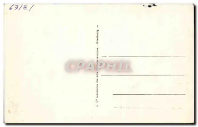 La Bourboule - A Igreja — Graphil, n° 225 — Verso