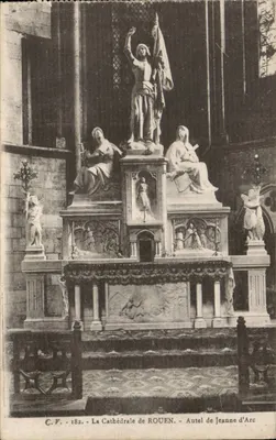 A Catedral de ROUEN — O Altar de Joana d'Arc — C.F. - 182