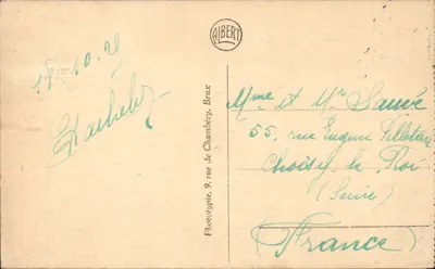 Muzeum Sztuk Pięknych — Antwerpia — wydawca Alibert, nr 25 — Rewers
