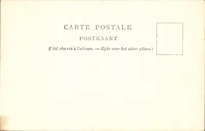 ANVERS. Place Verte — vista da catedral e do monumento central — editor E.G., n° 50 — Verso