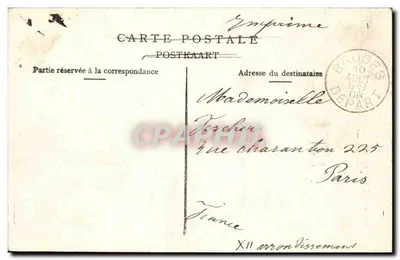 Bruges — Justiça de Paz — L. Lagaert, Brux. — N. 129 — Verso