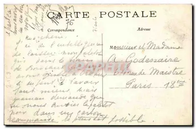 PARIS — O Panorama dos Sete Pontes — C.M., n°141 — Verso