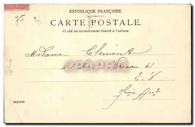 Panorama dos Sete Pontes — Paris — Editor P. S. & D. Parnard, n°100 — Verso