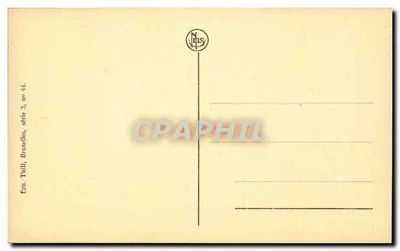Gent — De Post — Kerk van Sint Nicolaas — De Belfort en de Kerk van Sint Baaf — uitgever Nels, n° 44 — Achterkant