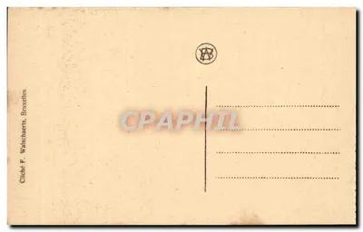 Gand — Stara mięsna karczma po stronie Lys — Oud Vleeschhuis — F. W. — Rewers