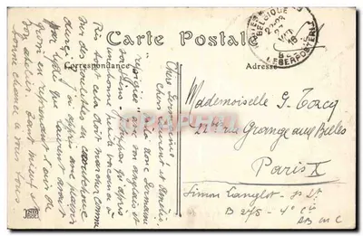 Ypres — Les Halles — Kampania 1914-1915 — Fotografia Antony, Ypres — Rewers