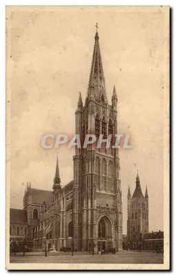 Catedral de São Martinho e Sino — Bruxelas — Editor Thill, série 19, n°12
