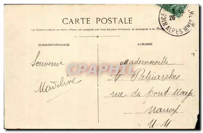 Menton — Ogólny widok. Zatoka Garavan — Cl Gilletta, nr 947 — Rewers