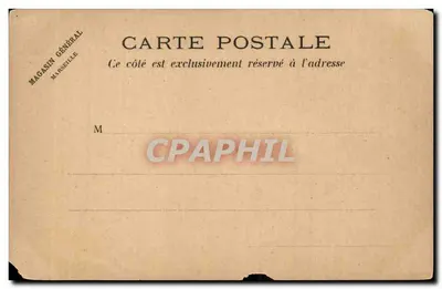 Anglia — flaga i herb królewski — Magasin Général Marseille — Rewers