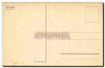 Nürnberg — Burgparlie — E.K.N. Nr. 2 — Rewers