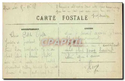Moret-sur-Loing — Porte de Samois lub de Paris — L. Coffin, fot. i wyd. Moret, nr 32 — Rewers