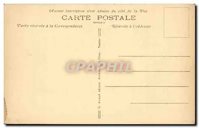 Dieppe — Zamek — G. Arraud, wydawca Nantes — Rewers