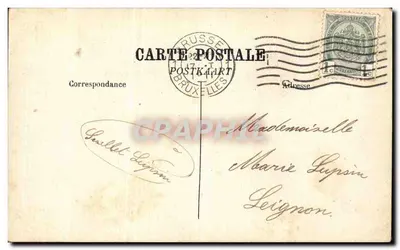 Triển lãm Bruxelles 1910 — Phòng của Thành phố Liège — Quán rượu Alsace — Mặt sau