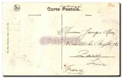 Bruxelles — Église Sainte-Gudule — Éd. Nela, Bruxelles, Série 1, No. 228 — Rewers