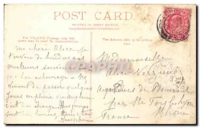 Westminster Abbey — widok z zewnątrz — seria Valentines 1603 — Rewers