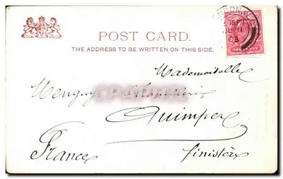 Rainha Alexandra — Londres — Raphael Tuck & Sons 'Empire' No. 1492 — Verso