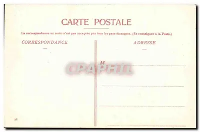 Bruselas — La Silla de la Verdad de la Iglesia de Ste-Gudule — editor no identificado, n° de serie 28 — Reverso