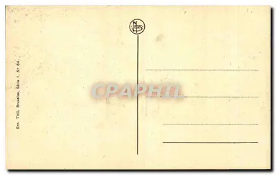 Bruxelas - Monumento Manneken-Pis — editor Thill, n° 64 — Verso