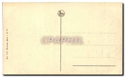 Place de la Bourse e Boulevard Anspach — Bruxelas — Ern. Thill, Bruxelas, Série 1, N° 71 — Verso
