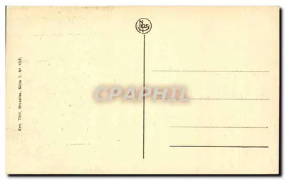 Bruxelles - Place de Brouckère — editore Thilli, serie 1, n° 105 — Verso