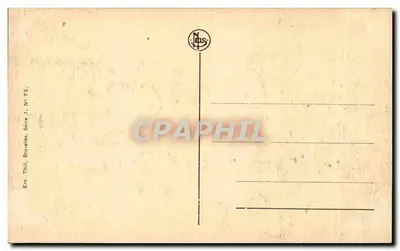 Bruxelas A Bolsa — editor Thill, série 1, n° 75 — Verso