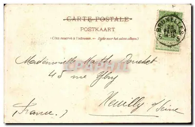 Brukselka — Brama Hal — Wydawnictwo Artystyczne II-48, lit. J.L. Goffart, Bruks. — Rewers