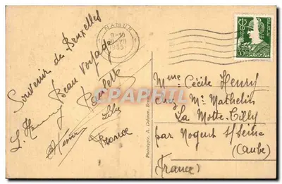 Bruxelas - Casas dos antigos Duques de Brabant (antiga Bolsa) — editor Méry, n°2 — Verso