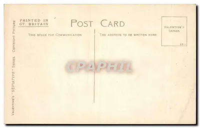 Santuario di San Edardo, Abbey of Westminster — Valentin's 'Sepiatype' Series n°10303 — Verso
