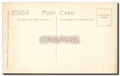 Naw (Wschód), Westminsterska Katedra — widok wewnętrzny — seria 'Sepiatype' Valentine's n° 83-1 — Rewers