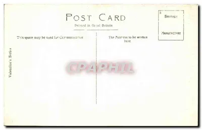 Busto de Longfellow — Abadia de Westminster — Série Valentine's n°13/83 — Verso