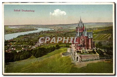 Schloß Drachenburg — vista panorâmica — editor não identificado