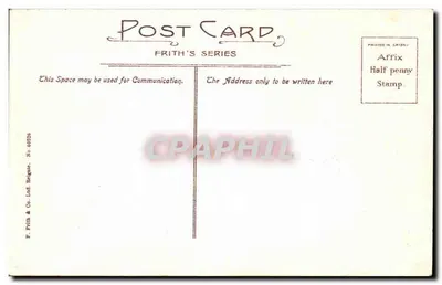 Cartmel, do Parque — vista do vilarejo com igreja e ovelhas — F. Frith & Co. Ltd. Bolsgate, série Frith's Series — Verso