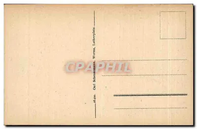 Worms. Igreja de São Paulo (Museu) — editor Carl Scheutermann, n° 28.400 — Verso