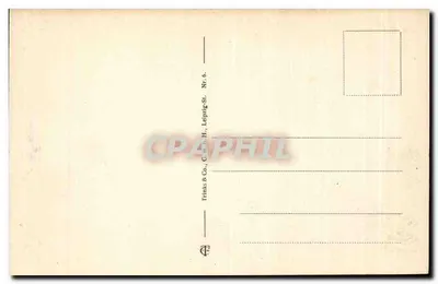 Worms. Igreja de Lutero — editor Trinks & Co., Leipzig, n° 6 — Verso