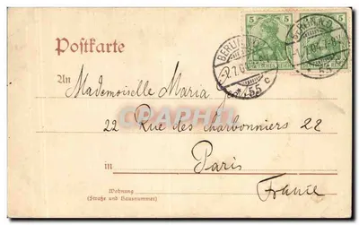 Igreja Kaiser Wilhelm Gedächtnis-Kirche — Berlim — Konstrelleg J. Goldner, Berlim, 341 — Verso