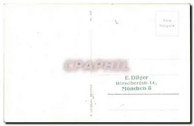 Munique. Rathaus — vista do edifício — editor A. Langgaurt, n° 448 — Verso