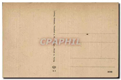 Bad Soden a. Taunus — No Fonte de Champagne — Ludwig Klement, Frankfurt a. M. — Verso