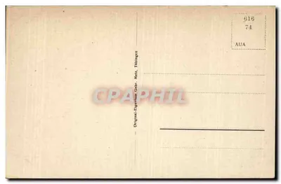 Baden-Baden. Lichtentaler Allee — editor Metz, Tübingen, número de série 616 — Verso