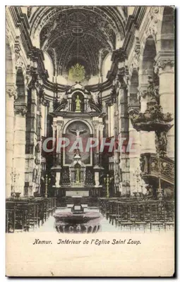 Namur. Interior da Igreja de São Loup.