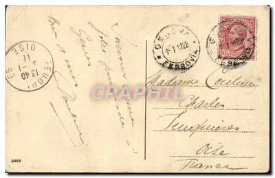 Genova - Panorama — widok panoramiczny miasta — wydawca nieznany — Rewers