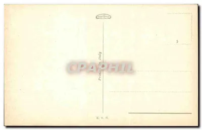 Rzym - Palazzo di Giustizia — widok budynku z figurą w centrum — Wydawca Esarc Cello, Mediolan — Rewers