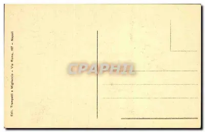 Pompeya – Ara del Templo a Mercurio de Vespasiano — Editor Trampetti & Migliacci, Roma — Reverso