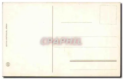 Como — panoramiczny widok jeziora z parowcem — Wydawnictwo Photoglôr, Zurych, nr 3765 — Rewers