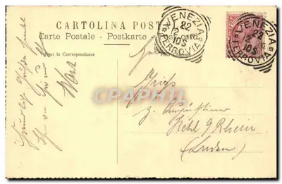 Veneza - Palazzo della Ca' d'Oro — Libreria Rosen - Veneza — Verso